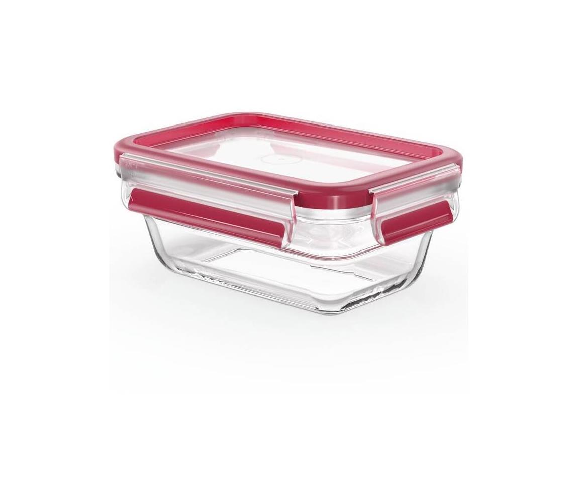 Tefal - Pojemnik na żywność 0,45 l MSEAL GLASS czerwony/szklany
