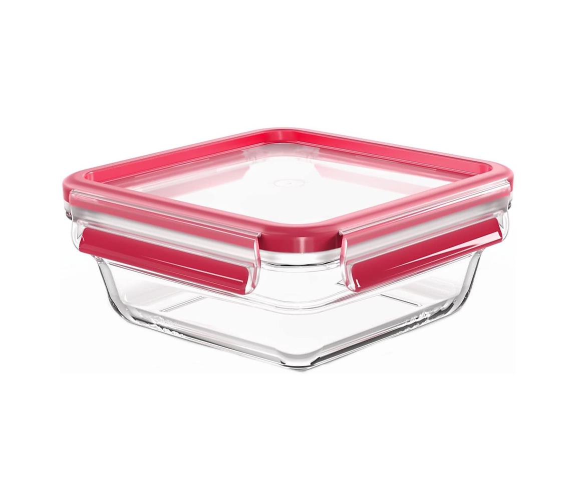 Tefal - Pojemnik na żywność 0,8 l MSEAL GLASS czerwony/szkło
