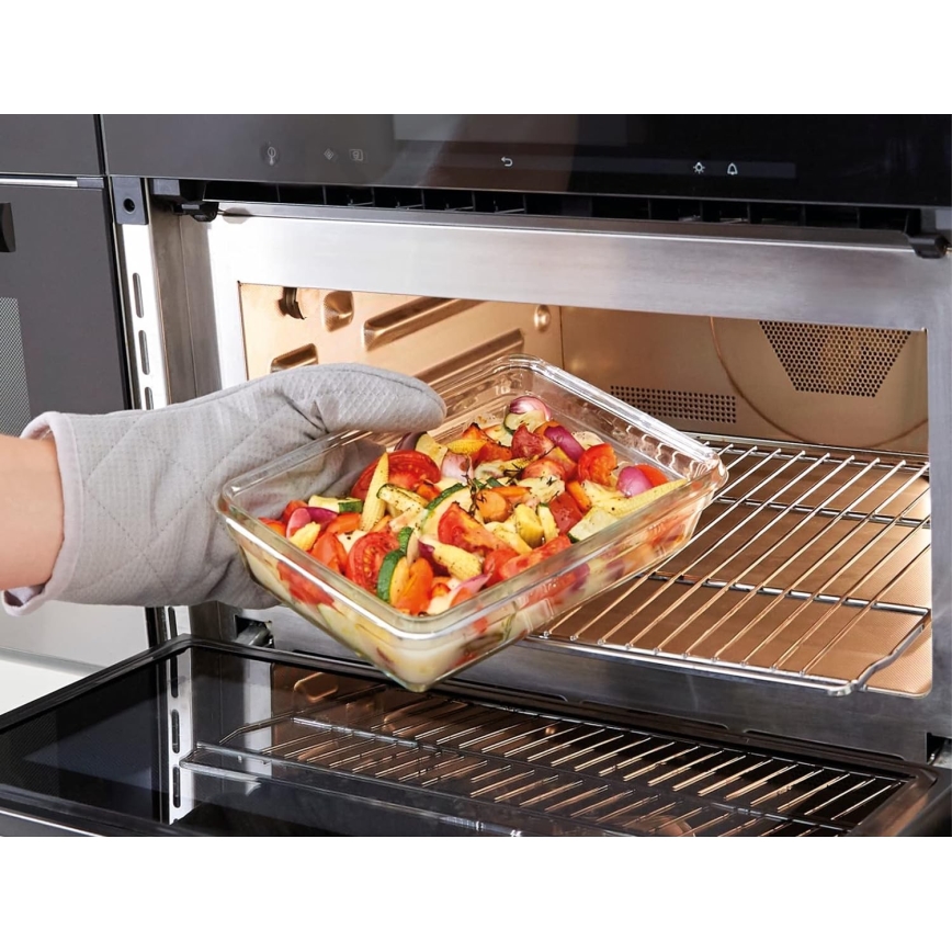 Tefal - Pojemnik na żywność 1,3 l MSEAL GLASS czerwony/szkło