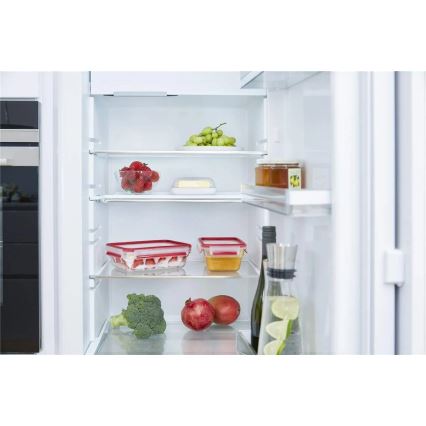 Tefal - Pojemnik na żywność 1,3 l MSEAL GLASS czerwony/szkło