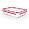 Tefal - Pojemnik na żywność 3 l MSEAL GLASS czerwony/szkło