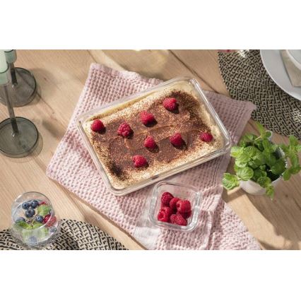 Tefal - Pojemnik na żywność 3 l MSEAL GLASS czerwony/szkło