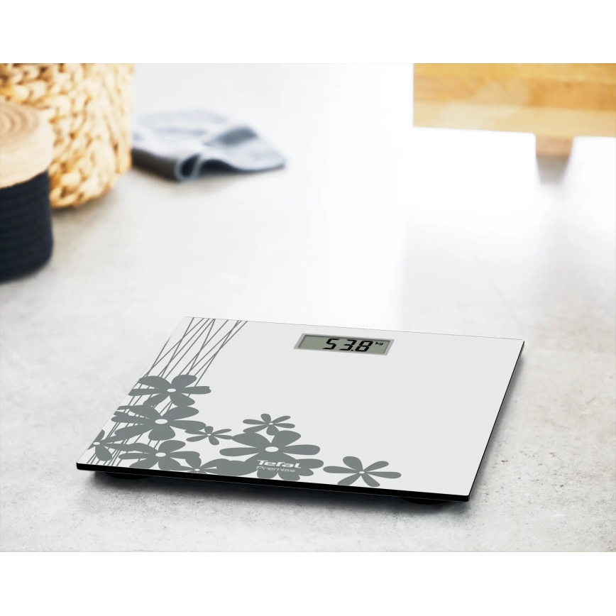 Tefal - Cyfrowa waga osobista PREMISS 1xCR2032 szara