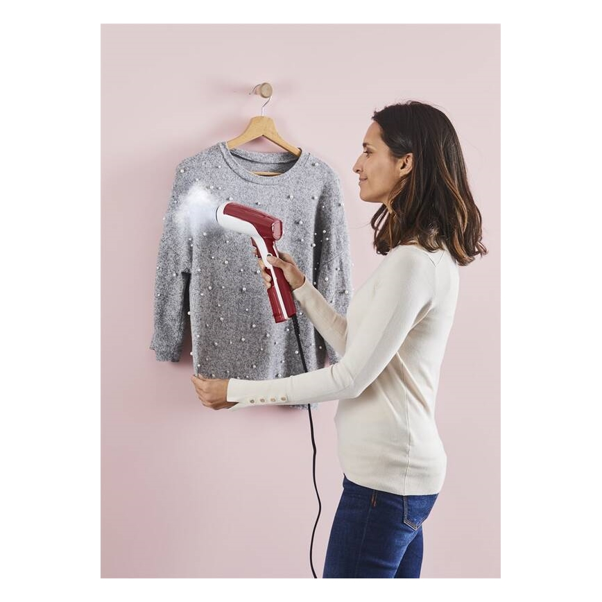 Tefal - Ręczna parownica do ubrań ACCESS STEAM FIRST 1300W/230V bordowa