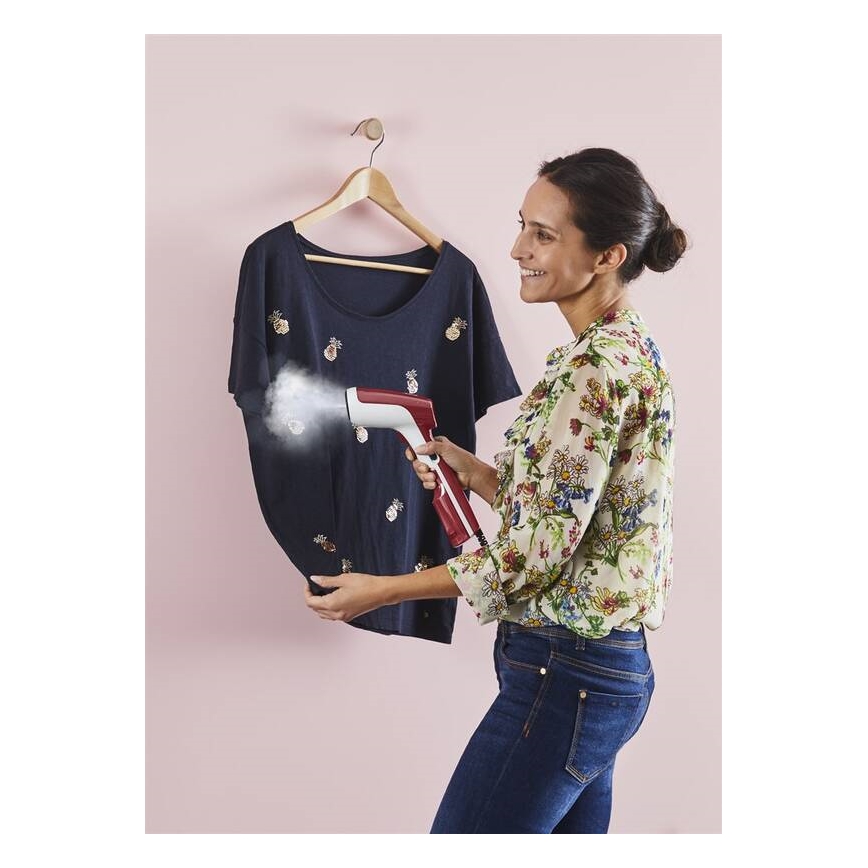 Tefal - Ręczna parownica do ubrań ACCESS STEAM FIRST 1300W/230V bordowa