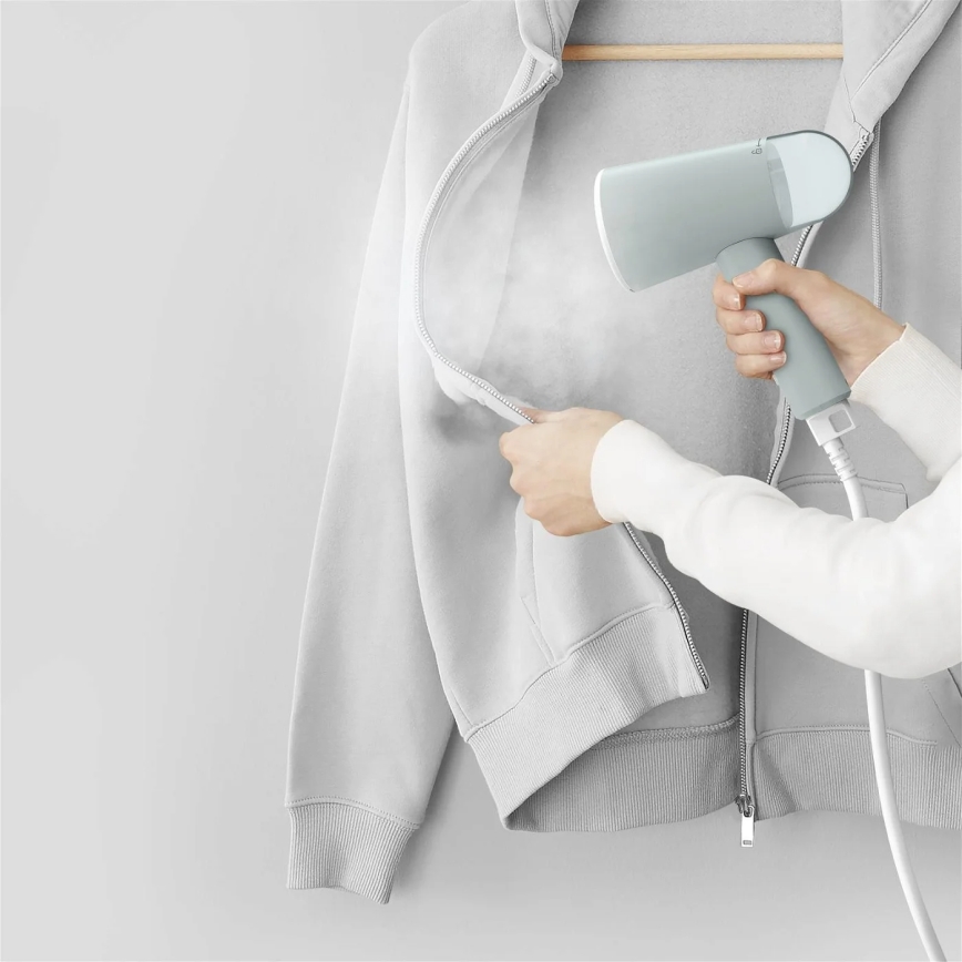 Tefal - Ręczna parownica do ubrań ORIGIN TRAVEL zielona