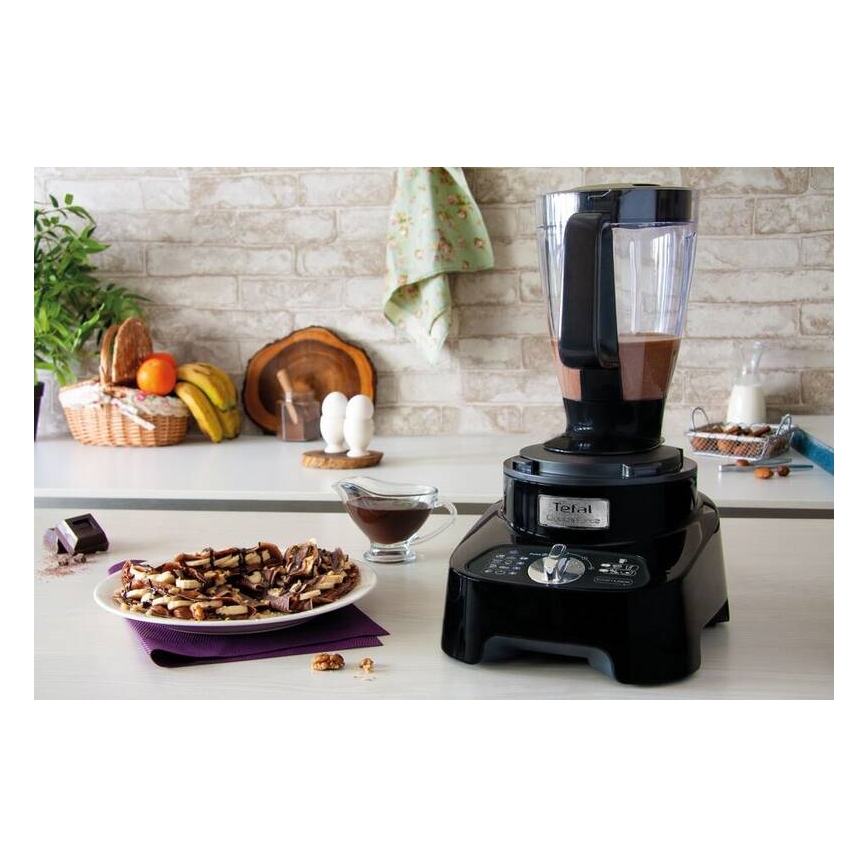 Tefal - Robot kuchenny DOUBLE FORCE 1000W/230V czarny