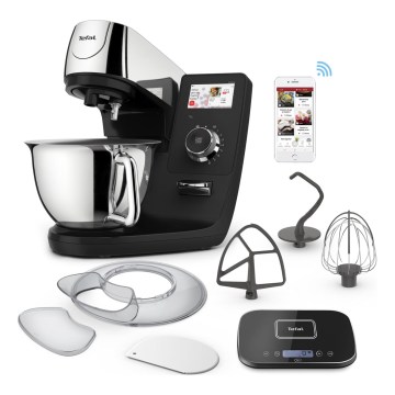 Tefal - Robot kuchenny z wagą I-COACH TOUCH 1200W/230V ze stali nierdzewnej