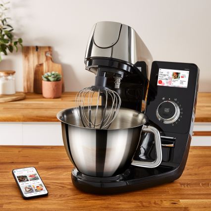Tefal - Robot kuchenny z wagą I-COACH TOUCH 1200W/230V ze stali nierdzewnej