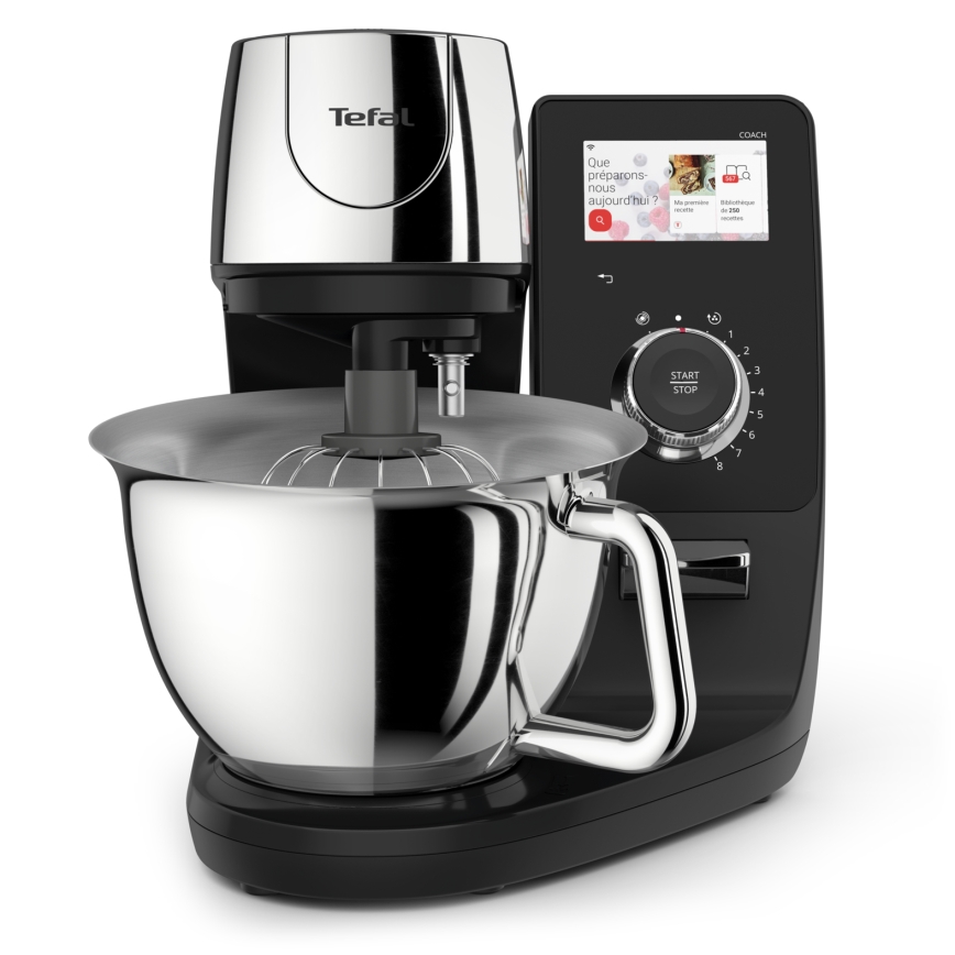 Tefal - Robot kuchenny z wagą I-COACH TOUCH 1200W/230V ze stali nierdzewnej