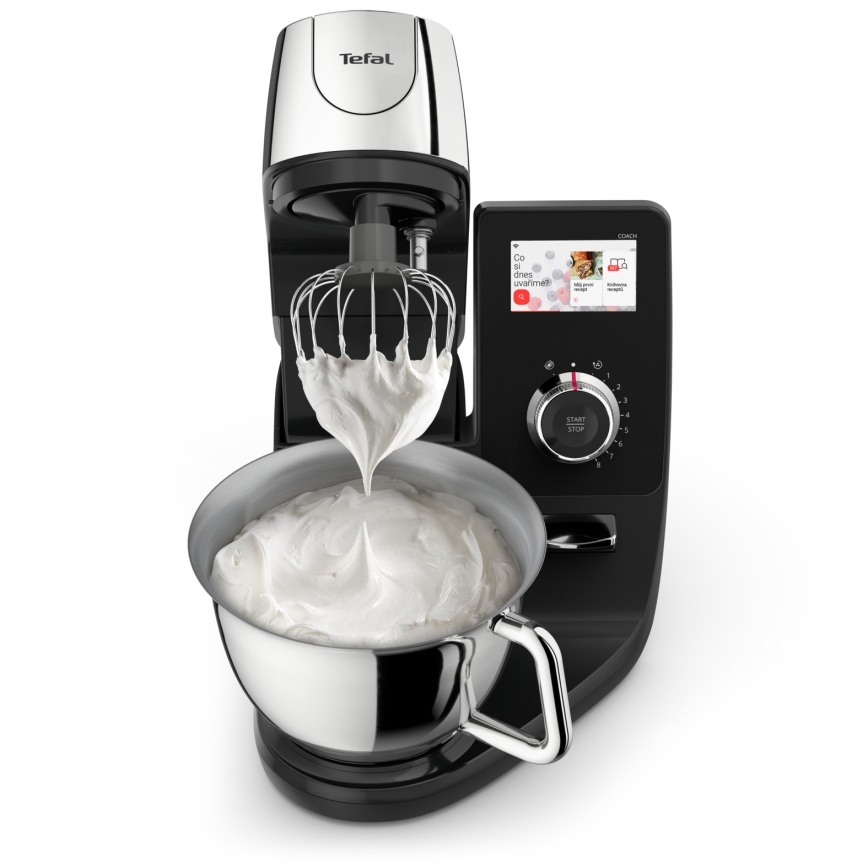 Tefal - Robot kuchenny z wagą I-COACH TOUCH 1200W/230V ze stali nierdzewnej