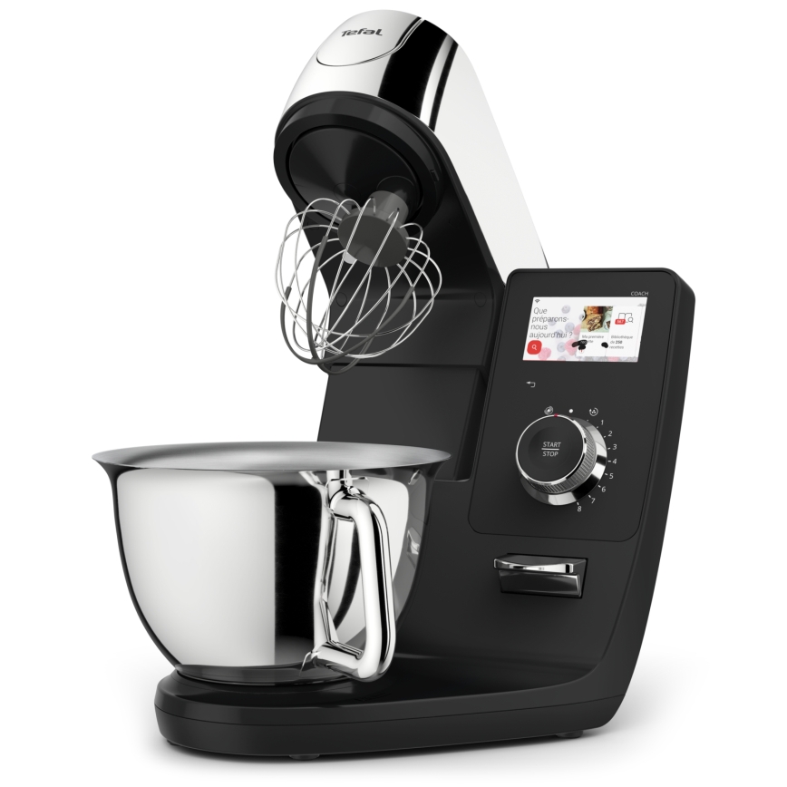 Tefal - Robot kuchenny z wagą I-COACH TOUCH 1200W/230V ze stali nierdzewnej