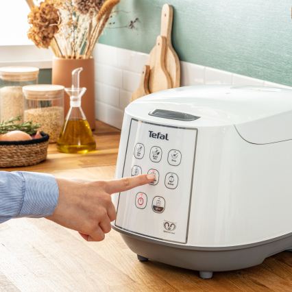 Tefal - Ryżowar 8w1 EASY COOK 750W/230V 5 l biały