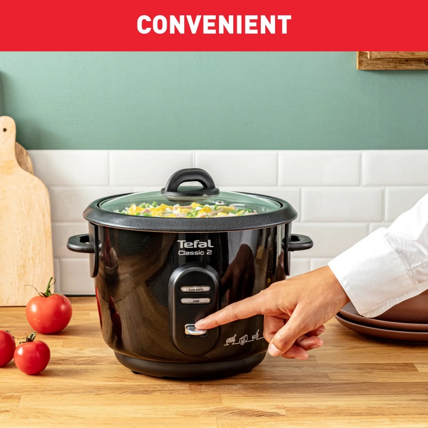Tefal - Ryżowar CLASSIC 500W/230V 3 l czarny