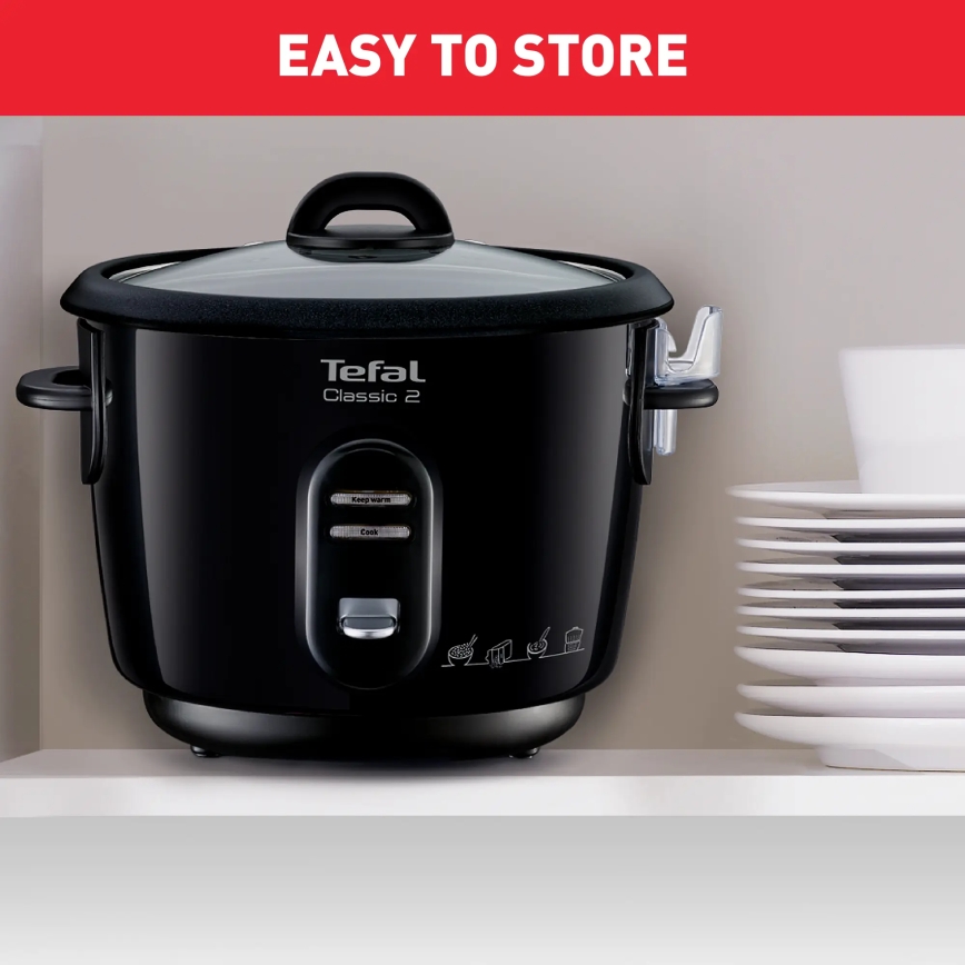 Tefal - Ryżowar CLASSIC 500W/230V 3 l czarny
