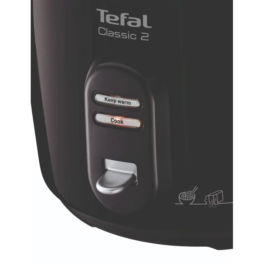 Tefal - Ryżowar CLASSIC 500W/230V 3 l czarny