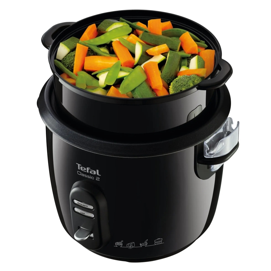 Tefal - Ryżowar CLASSIC 600W/230V 5 l czarny