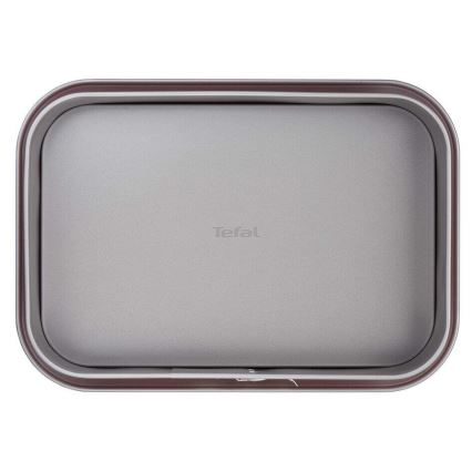 Tefal - Składana forma do ciasta DELIBAKE 36x24 cm czerwona