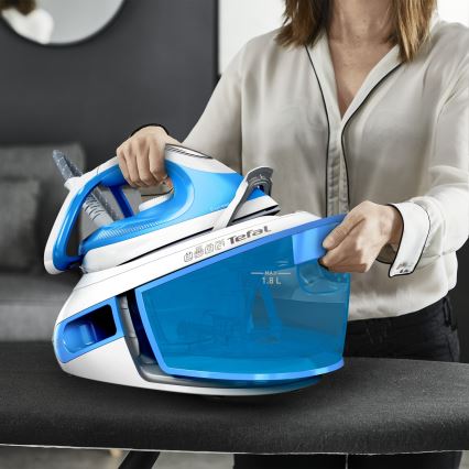 Tefal - Stacja parowa EXPRESS AIRGLIDE 2800W/230V niebieska