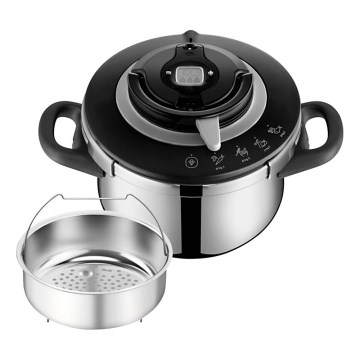 Tefal - Szybkowar 4,5 l CLIPSO+ CHEF stal nierdzewna