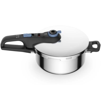 Tefal - Szybkowar 4 l SECURE TRENDY stal nierdzewna