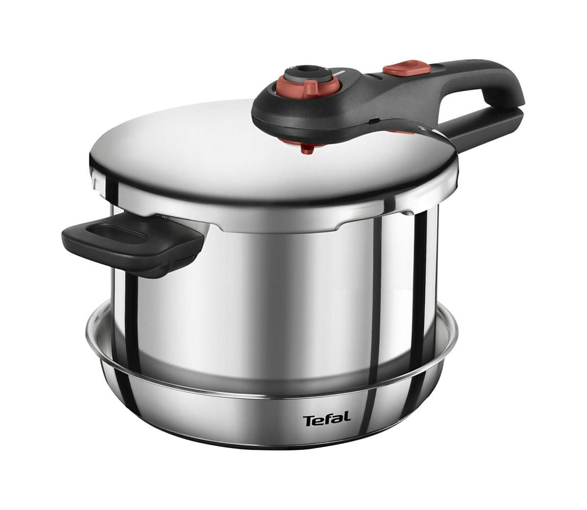 Tefal - Szybkowar 6 l SECURE TRENDY + zestaw 5-częściowy INGENIO EMOTION