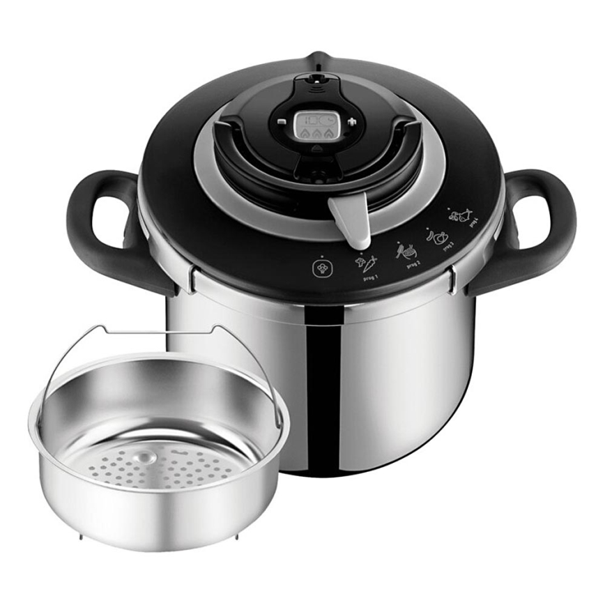 Tefal - Szybkowar 8 l CLIPSO+ CHEF stal nierdzewna
