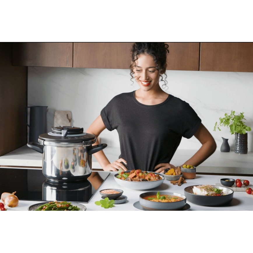 Tefal - Szybkowar 8 l CLIPSO+ CHEF stal nierdzewna
