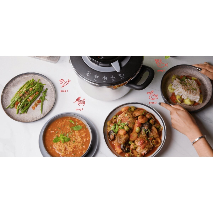 Tefal - Szybkowar 8 l CLIPSO+ CHEF stal nierdzewna