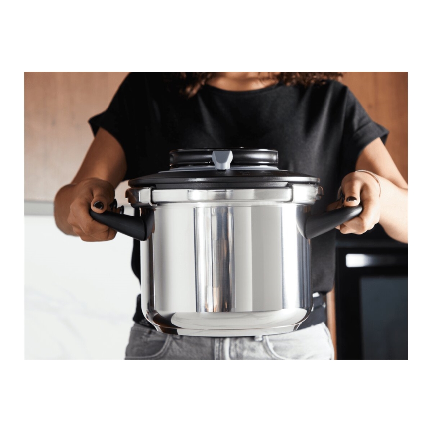 Tefal - Szybkowar 8 l CLIPSO+ CHEF stal nierdzewna