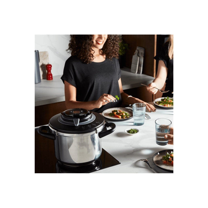 Tefal - Szybkowar 8 l CLIPSO+ CHEF stal nierdzewna