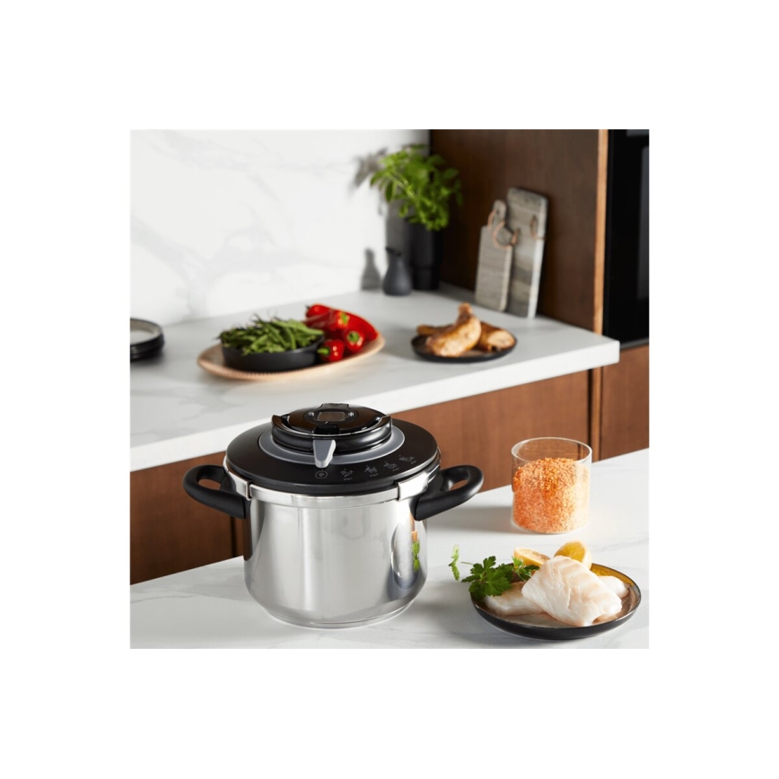 Tefal - Szybkowar 8 l CLIPSO+ CHEF stal nierdzewna