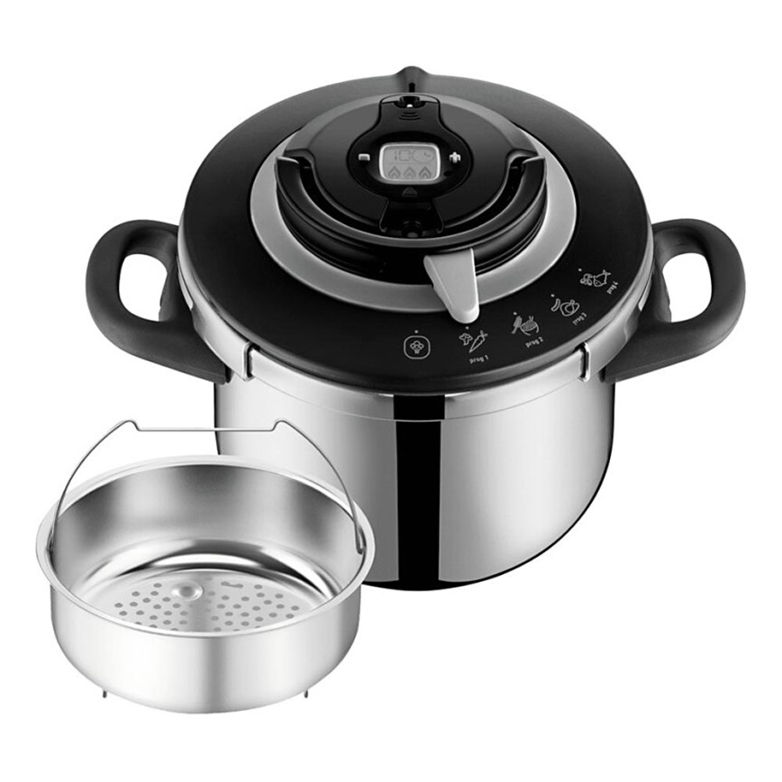 Tefal - Szybkowar CLIPSO+ CHEF 6 l, stal nierdzewna