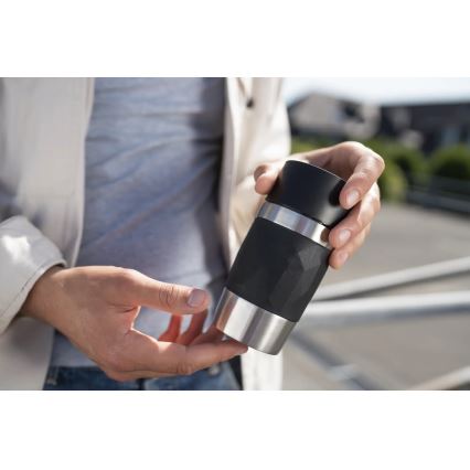 Tefal - Termokubek 300 ml COMPACT MUG stal nierdzewna/czarny