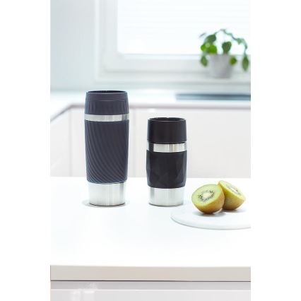 Tefal - Termokubek 300 ml COMPACT MUG stal nierdzewna/czarny