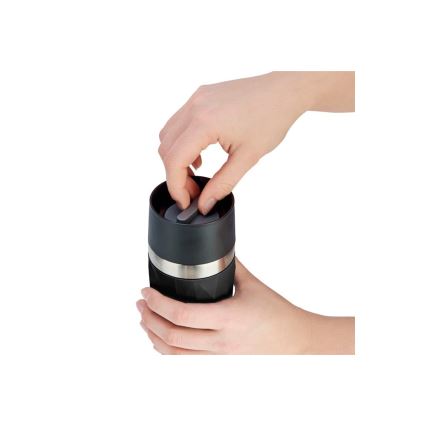Tefal - Termokubek 300 ml COMPACT MUG stal nierdzewna/czarny
