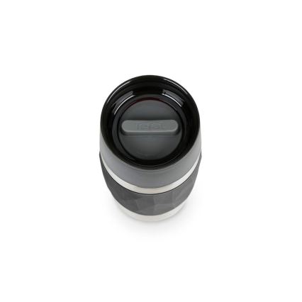 Tefal - Termokubek 300 ml COMPACT MUG stal nierdzewna/czarny