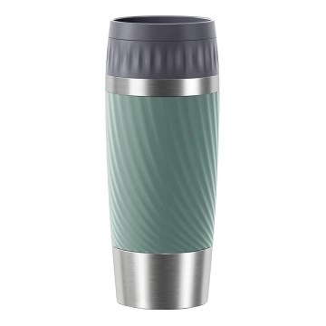 Tefal - Termokubek 360 ml EASY TWIST MUG stal nierdzewna/zielony