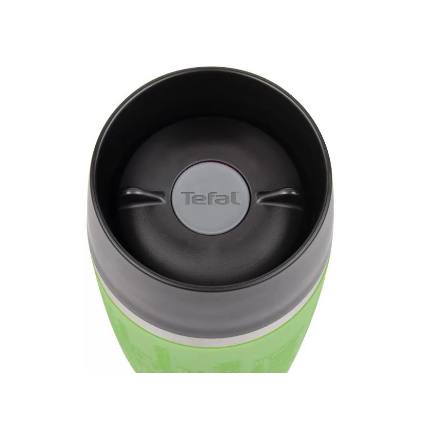 Tefal - Kubek podróżny 360 ml TRAVEL MUG stal nierdzewna/zielony