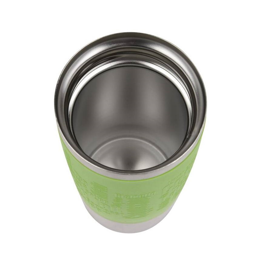 Tefal - Kubek podróżny 360 ml TRAVEL MUG stal nierdzewna/zielony