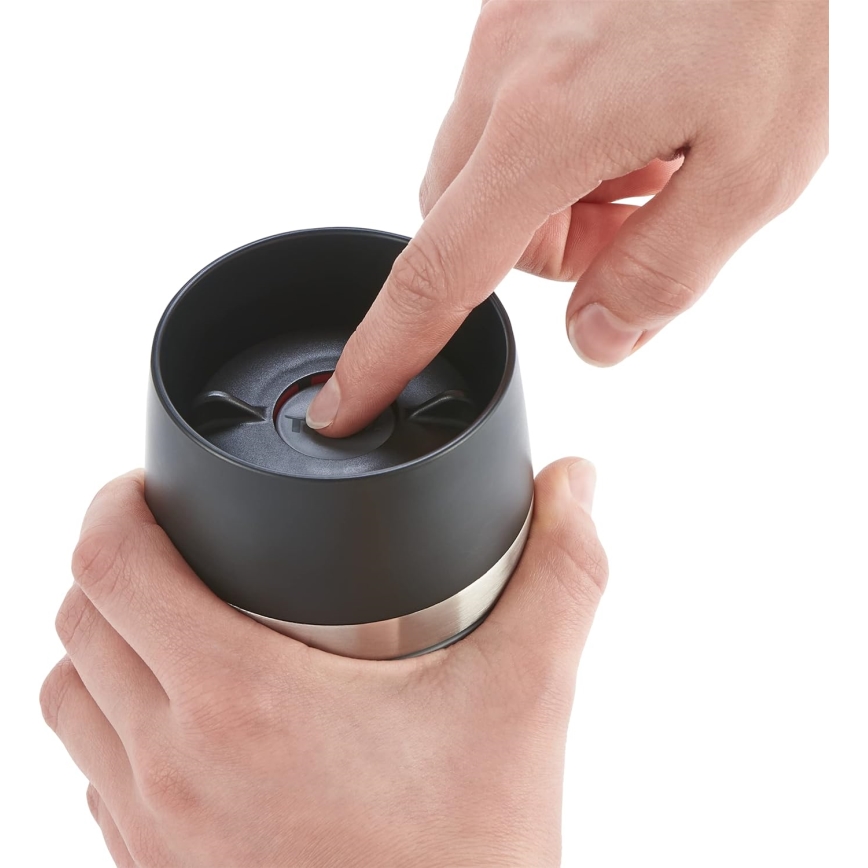Tefal - Kubek podróżny 360 ml TRAVEL MUG stal nierdzewna/czerwony