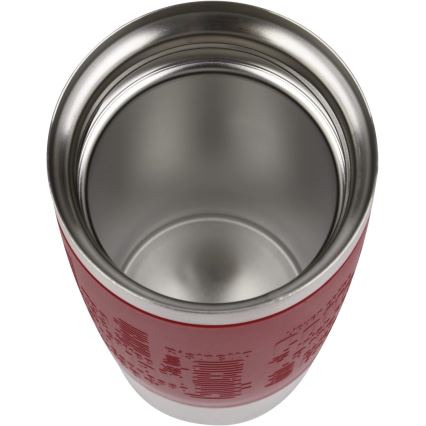 Tefal - Kubek podróżny 360 ml TRAVEL MUG stal nierdzewna/czerwony