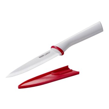 Tefal - Uniwersalny nóż ceramiczny INGENIO 13 cm biało-czerwony