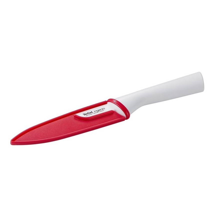 Tefal - Uniwersalny nóż ceramiczny INGENIO 13 cm biało-czerwony