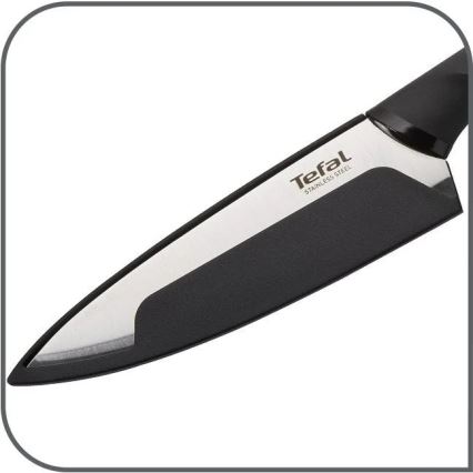 Tefal - Uniwersalny nóż ze stali nierdzewnej COMFORT 12 cm chrom błyszczący/czarny