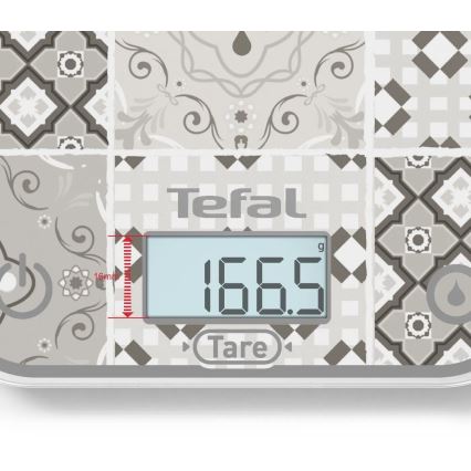 Tefal - Waga kuchenna OPTISS 2xAAA beżowa