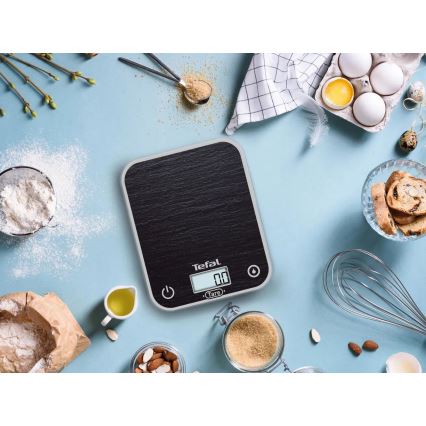 Tefal - Waga kuchenna OPTISS 2xAAA czarny