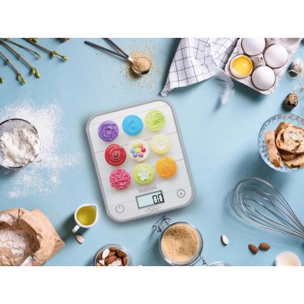 Tefal - Waga kuchenna OPTISS 2xAAA kolorowa