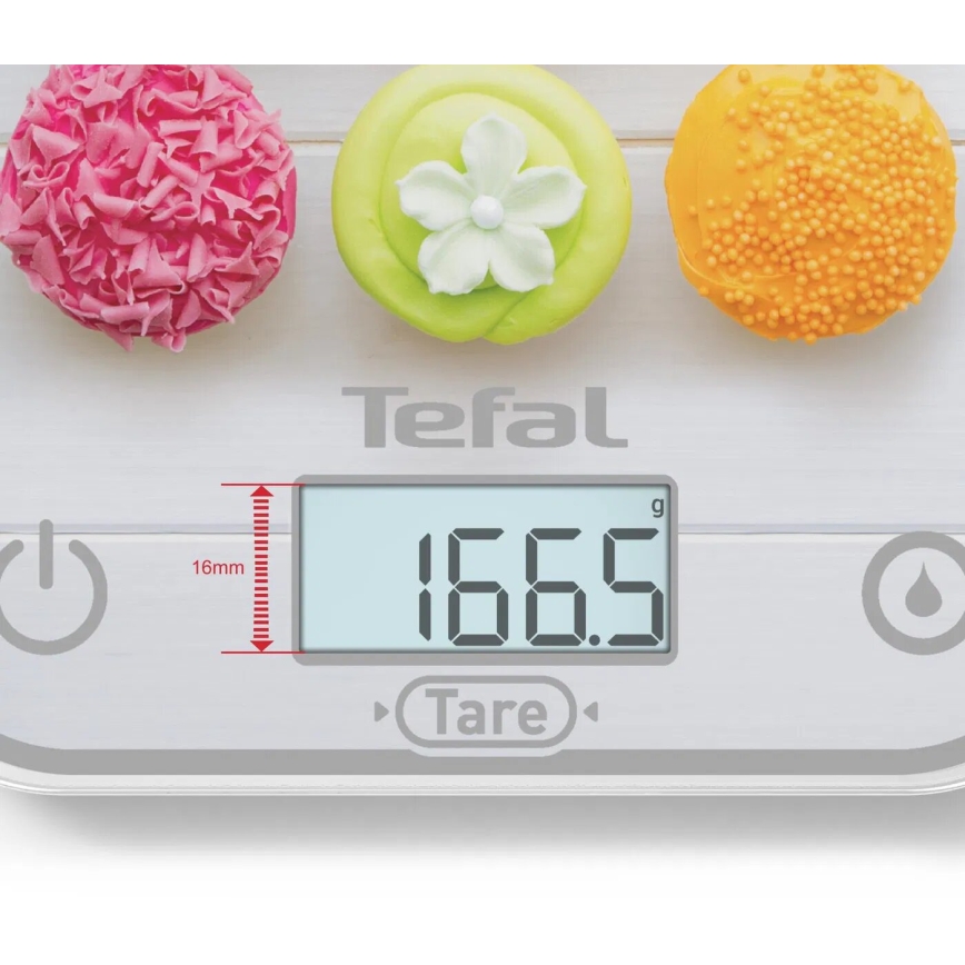 Tefal - Waga kuchenna OPTISS 2xAAA kolorowa