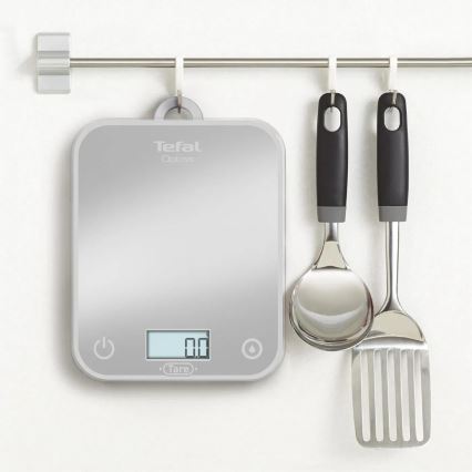 Tefal - Waga kuchenna OPTISS 2xAAA szary